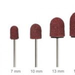 Kapturki ścierne do pedicure 13 mm #80 ( 10 sztuk )