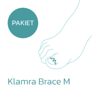 Pakiet produktów potrzebnych do aplikacji klamry Brace M