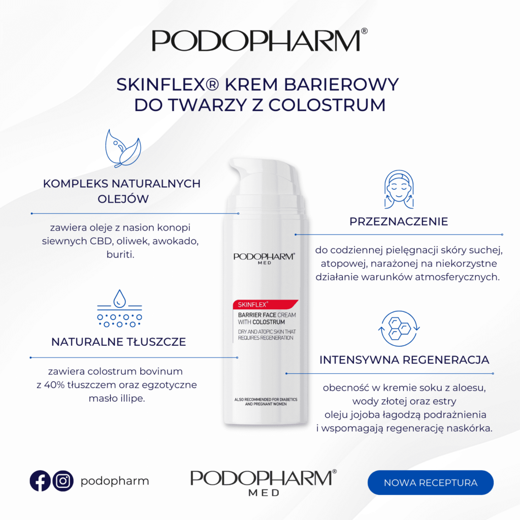 Podoflex cechy kremu barierowego do twarzy