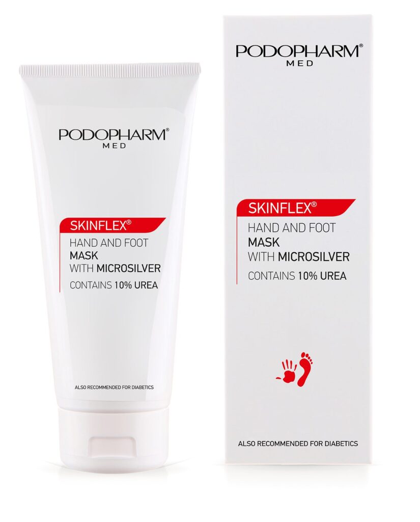 Maska do dłoni z mikrosrebrem 75ml Skinflex