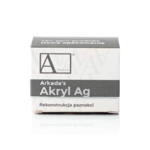 puder akrylowy arkada ze srebrem