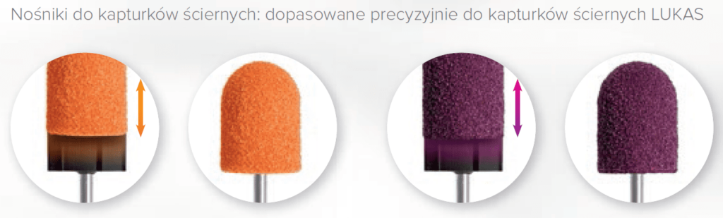 lukas podo nośnik do kapturków ściernych 5 mm