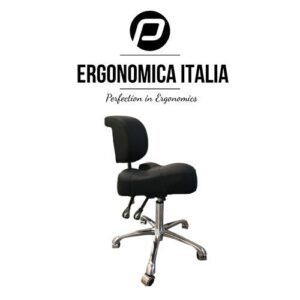 taboret do gabinetu podologicznego czarny