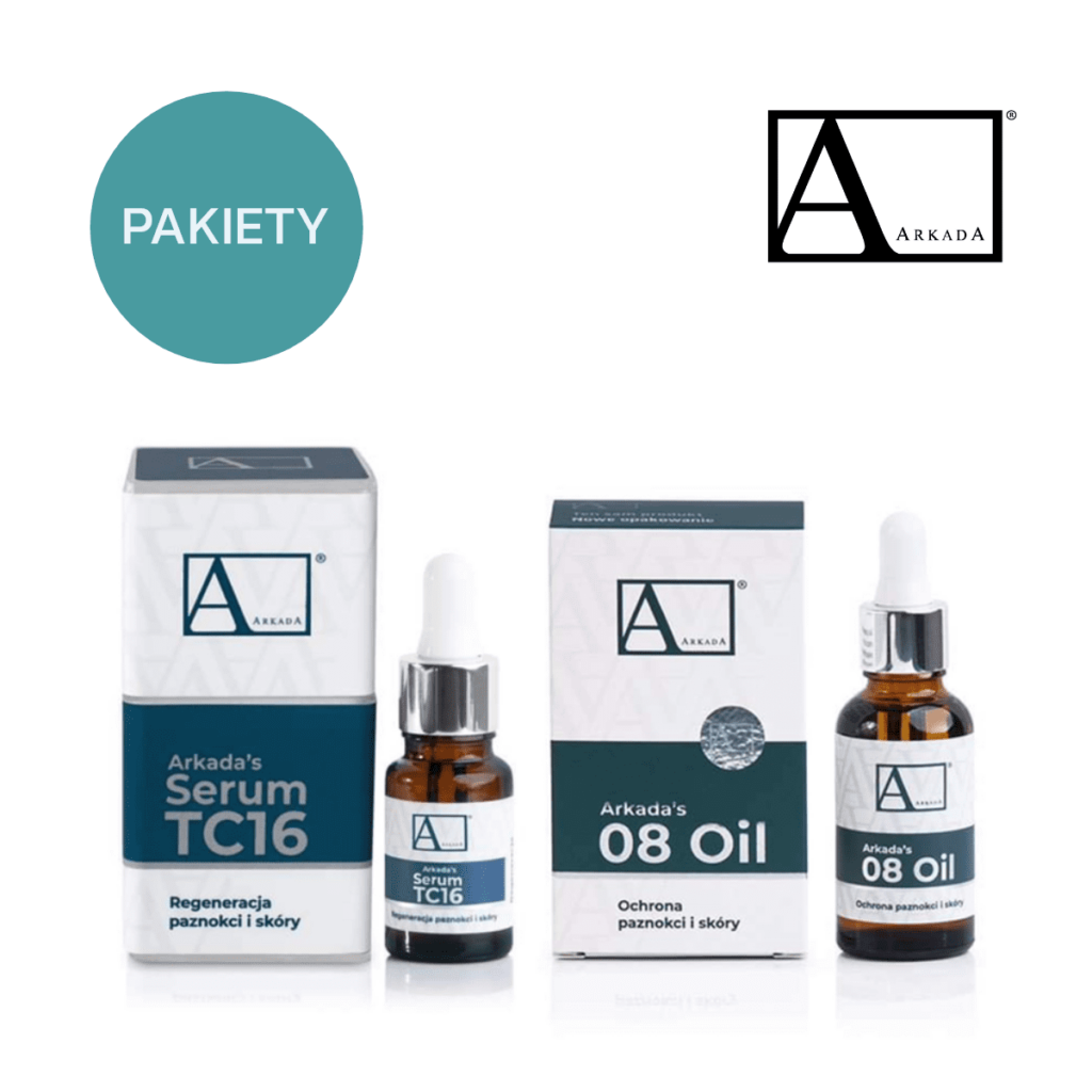 Arkada 08 oil oraz Arkada TC16 serum pakiet produktów w doskonalej cenie