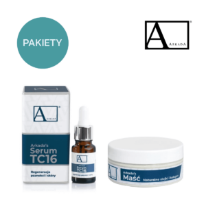 Pakiet Produktów arkada Serum Tc16 oraz maść Arkada