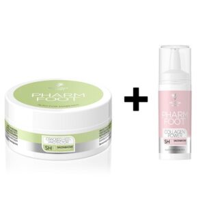 paherm foot ckrached heel + collagen power serum
