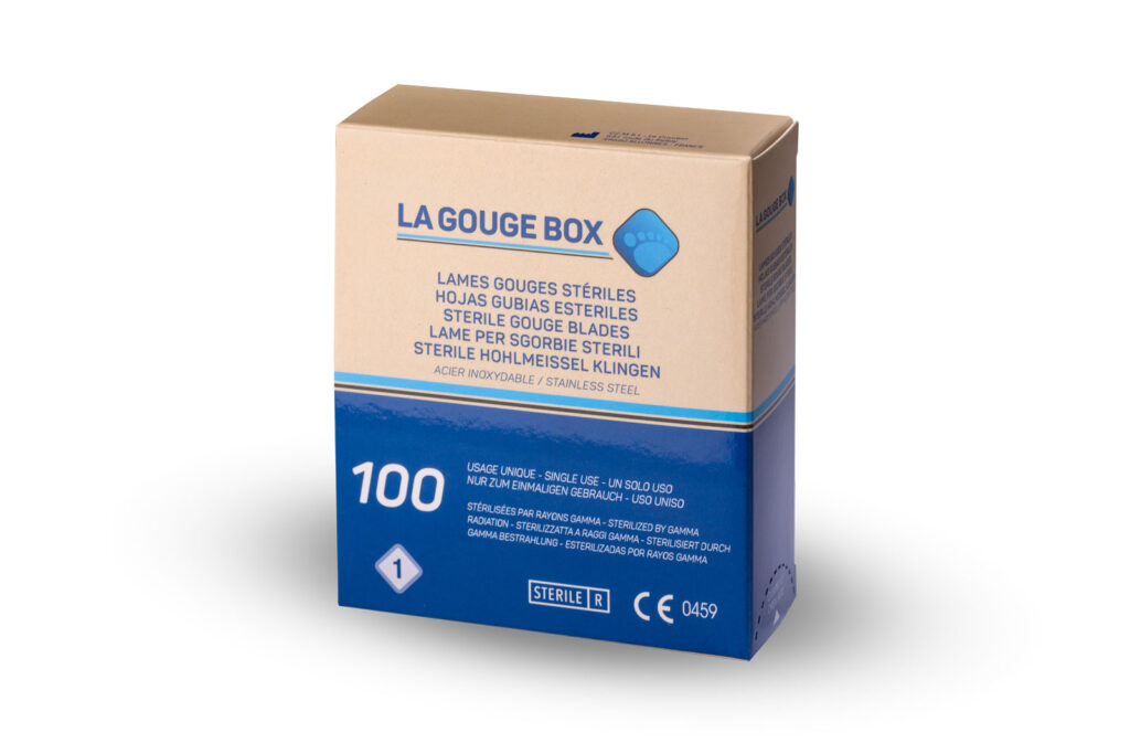 Dłuta podologiczne La Gouge Box 100 szt