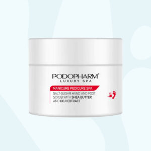 Peeling solno-cukrowy do dłoni i stóp z masłem Shea i goji Podopdopharm