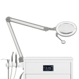 Unit podologiczny z lampą lupą