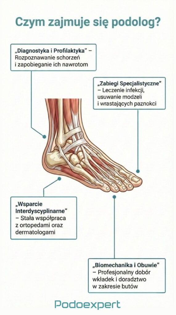 Czym zajmuje się podolog Podoexpert