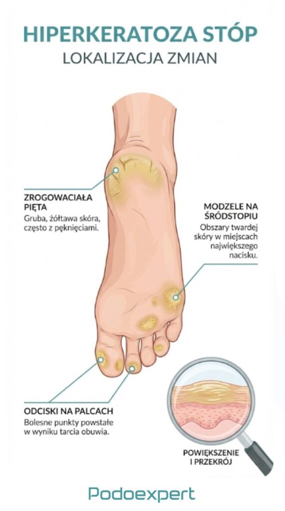 Hiperkeratoza stóp Podoexpert