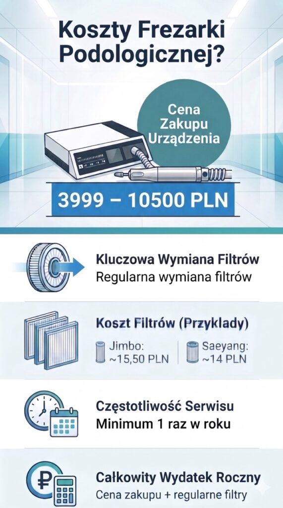 Jakie są koszty frezarki podologicznej - sprzętu oraz serwisu