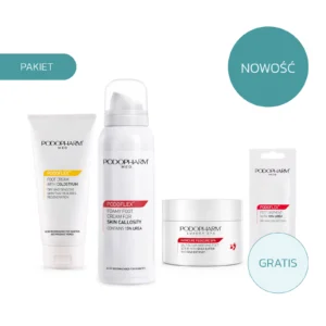 Stopy bez zrogowaceń zestaw kosmetyków Podopharm