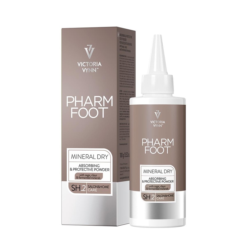 zasypka do stóp z nadpotliwośćią pharm foot mineral
